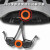 瑞恒柏滴滴代驾头盔新款加大码高德骑行一体成型透气虫安全帽 009灰色充电灯+滴滴头罩反光 2L(55-65)
