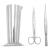 稳斯坦  不锈钢手术剪刀外科器械实验室用多功能医疗剪绷带剪 小号外科套装 WW-12
