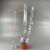新国标二氧化硫残留量测定装置酸碱滴定法蒸馏仪器玻璃充氮蒸馏器 50ml量筒+转接头