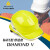 代尔塔(Deltaplus) ABS材质带荧光条反光条 工地工程绝缘安全帽电工防撞耐高温102018 黄色