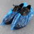 COFLYEE 一次性鞋套加厚鞋套布学生防水雨天脚套室内塑料鞋套定制 新料特厚2.0g(蓝色)