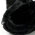 鸣固 冬季户外劳保工作鞋防泼水防滑加棉保暖黑色中筒雪地靴 黑色43码 MG-ZB-5645