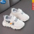 迪士尼（Disney）儿童跑步运动鞋24新款秋季新款透气男女童通用小白鞋宝宝网面透气 灰色 21 内长13.5厘米