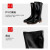 双安 BS001 PVC模压靴红叶PM95耐磨耐油食品靴雨鞋黑色35码1双装