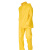 代尔塔（Deltaplus）407003 EN400雨衣雨裤分体式带帽套装 防风防水防雪 户外工作服 黄色 XL
