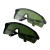 电焊眼镜焊工专用防打眼防强光紫外线电弧焊接氩弧焊劳保男护目镜 深绿1付送眼镜袋+布