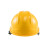 世达（SATA）TF0101Y 安全帽工地建筑工程电力工业施工头盔防砸透气抗冲击V顶标准型PE
