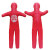 腾驰（CT）安防用防身锻炼假人消防演练假人形沙袋红色k011款高175cm重50kg