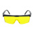 UV紫外线护目镜光固化磁粉探伤395荧光剂灯检测紫光蓝光过滤眼镜 黄色镜片新款中号套镜款(F款)