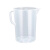 鹿色 带刻度量杯塑料烘焙奶茶实验工具量筒盎司计量杯 量杯250ML（100个） 