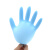 橡树（XIANG SHU）一次性手套食品丁腈橡胶医用手套 耐用耐磨厨房清洁加厚检查手套 麻面1000只/箱 浅蓝色 S