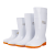 大码白色雨鞋食品厂工作雨靴防滑食品卫生靴防油加绒加棉保暖水鞋 503低帮白色 标准码 36