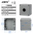 金属铸铝防水按钮盒孔径22端子开关盒 铝合金123456孔户外接线盒 22 3孔短款(135X80X56)
