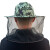 沁度蜂帽养蜂防蜂面罩头罩蜜蜂帽子收蜂冒养蜂人防蛰防蚊头套工具 防蜂帽买二发五个