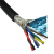 485双绞屏蔽线RVSP 2 4 6 8 10 12芯0.2/0.3/0.5平方通讯线 100米京炼 双绞屏蔽12芯X0.2(100米)