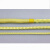 凯夫拉绳高温防火阻燃帆船绳耐磨编织纤维圆绳消防火灾芳纶安全绳 黄色4mm/米