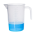 垒固  塑料量杯塑料烧杯加厚 直柄250ml（1个）