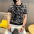 玛萨洛冰丝镂空短袖t恤男士夏季韩版凉感上衣服个性网眼男装打底衫 黑色  M/165适合100-120斤