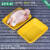 市一次性生鲜托盘鸡肉猪肉黑色黄色打包盒整只鸡包装盒加厚 221645黄托100个