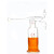 孟氏气体洗瓶实验室高硼硅玻璃多孔式洗气瓶头125/250/500/1000ml 125ml 29/32单个抽气头 不