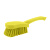 食安库 食品级清洁工具 短柄手刷设备清洁刷子 硬毛 黄色 110886