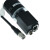 工业相机6芯电源线hr10a-7p-6s柔性IO触发线巴斯勒工业相机 黑色直头 3m