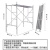 镀锌移动脚手架活动脚手架门式工地装修龙门架钢管手脚架 2.5厚组合门型脚手架