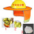 防晒遮阳帽子太阳能风扇夏季工地施工透气头盔遮阳板安全帽大帽檐 黄色风扇帽+黄色遮阳帽
