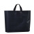 稳斯坦 WST1014 塑料包装袋(10个) 服装购物袋PE手提袋 磨砂黑 50*40+10