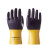 耐油手套博尔格801防水手套工业耐酸碱浸塑胶皮橡胶耐磨工地手套 博尔格801 耐油手套(5双价格) XL