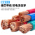 国标电线广州珠江电缆花城牌BVR15/25/4/6平方铜芯家装 6平方单皮软线100米红色
