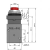 SMC机械阀VM220-VM230-00A-01SA-02A-30RA-32GA-33A-34BA机 VM230-02-32RA 红凸出头