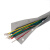 好工邦 PVC扣式结束带 电缆包线管保护布套钮扣式防护套 灰灰WB335/布宽335/Φ100 75M/卷 单位：卷