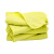 食安库（SHIANKU）超细纤维珍珠抹布 工厂药厂车间 无尘布不掉毛清洁毛巾 黄色10条装（35*35cm）