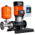 唄硶水泵IP立式管道循环变频增压泵供暖热水工业循环全自动变频泵 IP40/135-20/17-2.2/2
