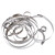 安英卡尔 E1875 304不锈钢喉箍扎带 电线杆卡箍活扣螺丝扎带 捆扎直径18-32mm（20个）