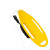 泰瑞恒安 水上运动救生救援浮筒 聚乙烯免充气浮标游泳装备浮背  黄色  双人2.1kg 84*28*