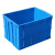 加厚塑料周转箱长方形特大号工业箱子带盖胶框储物框大收纳盒筐子 周转箱+盖子黄色(有盖) 外径长宽高610*490*360