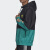 阿迪达斯 （adidas）三叶草 2tones Lw Wb Logo印花撞色运动连帽夹克外套 秋季 男款 黑绿拼色 S