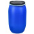 大口密封废液桶泔水桶加厚耐摔铁箍桶200升100升法兰抱箍桶30kg 160L