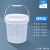 急先锋 级pp塑料桶密封桶水桶包装桶果酱储水水墨颜料涂料桶定制 10L透明色 7天内发货