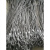 定制定制适用不锈钢保险链钢丝绳黑色保险绳舞台灯钩保险绳灯光配件 2.5mm透明包胶