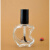 透明加厚玻璃指甲油空瓶子 带盖子刷子 方形 10ml 15ml 方形15ml