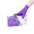 紫色保特/U2100友利格一次性紫色厚款无硅处理丁晴手套/每盒100只 紫色 M/中号100只 现货