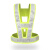 佳护LED带灯反光马甲充电反光背心施工环卫反光衣骑行反光安全服 电池款(黄色-常规款) XL