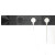 公牛 无线插排/接线板/多功能插座壁挂式 可移动墙壁插座 500mm+3个五孔插座 黑色 GN-GB1 明装