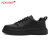 奥康（Aokang）男鞋夏季2024新款英伦商务休闲运动皮鞋男士黑色低帮厚底防滑板鞋 黑色 39