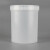 海斯迪克 密封罐 加厚塑料瓶广口油墨罐 大口直立桶 存储罐密封桶 半透明250ML HKWY-21