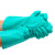霍尼韦尔 LA132G 丁腈手套耐油耐酸碱防化防水耐油污绿色 8码 1副ZK
