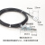 钢丝绳压制 眼式压制带螺纹 健身器材钢丝绳 可调节专用绳索 5mm粗（2米整套）